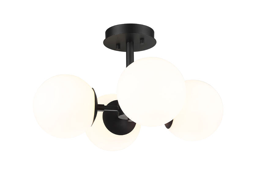 Midnetic 4 Light Semi Flush Mount
