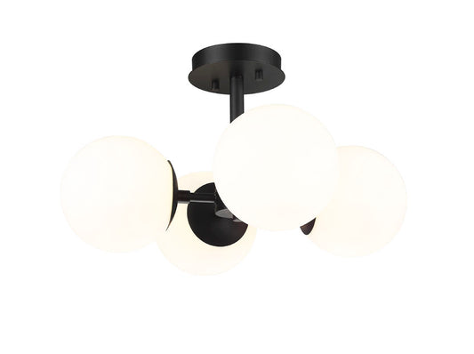Midnetic 4 Light Semi Flush Mount
