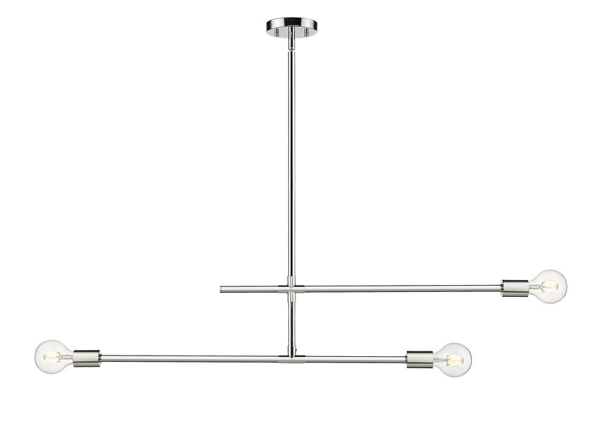 Modernist 3 Light Chandelier