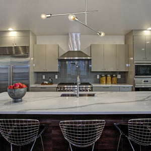 Modernist 3 Light Chandelier
