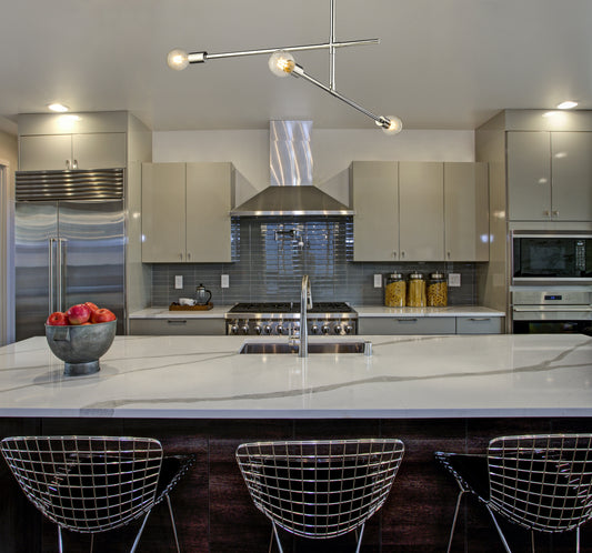 Modernist 3 Light Chandelier