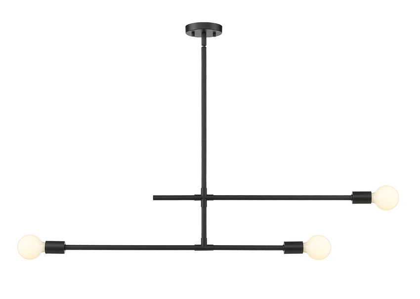 Modernist 3 Light Chandelier