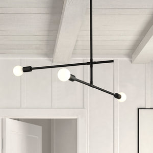 Modernist 3 Light Chandelier
