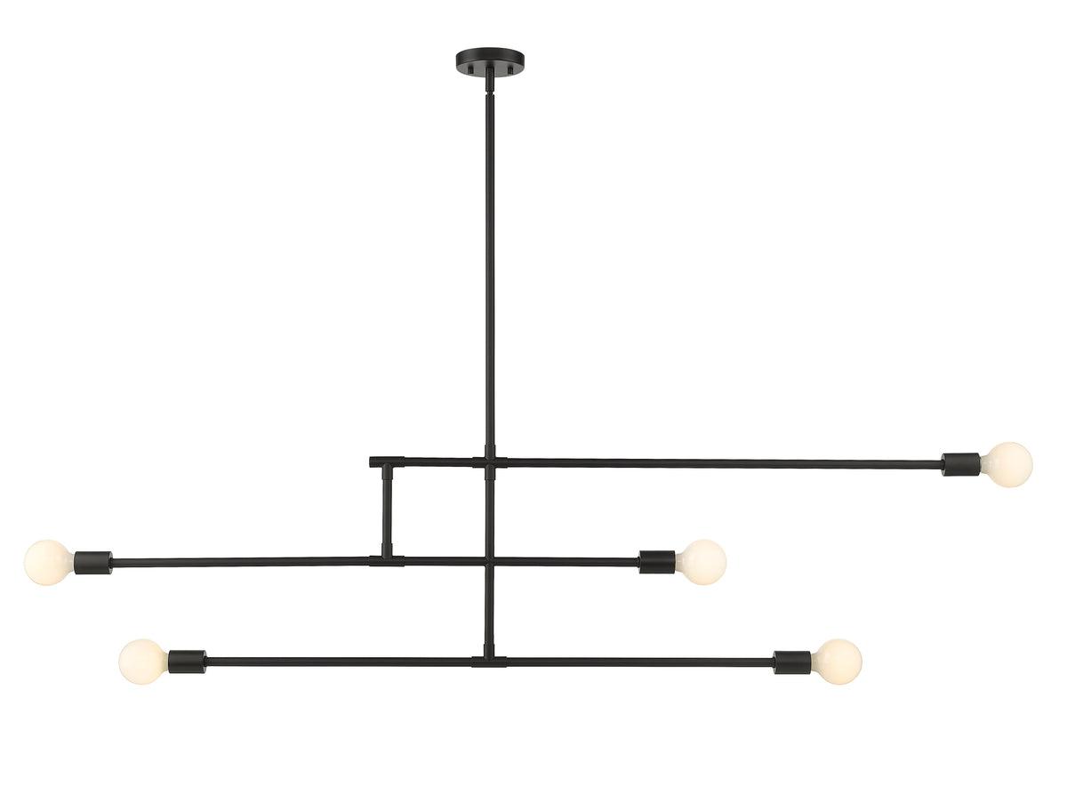 Modernist 5 Light Chandelier