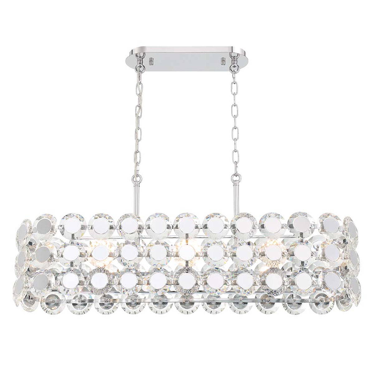 Perrene 8-Light 40" Linear Chandelier