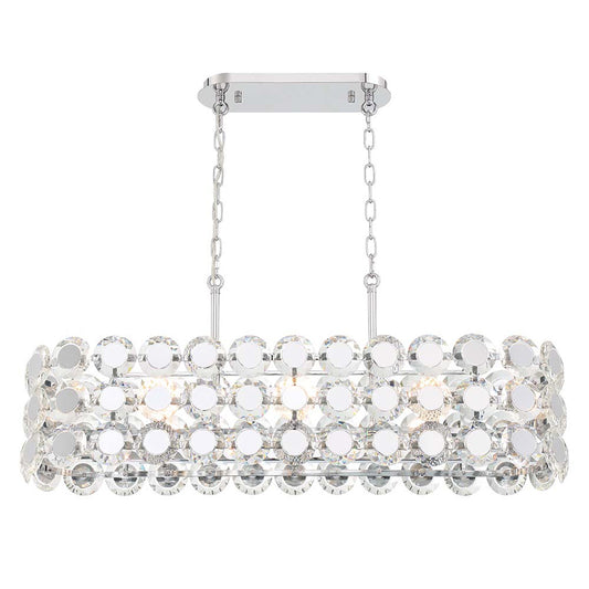 Perrene 8-Light 40" Linear Chandelier