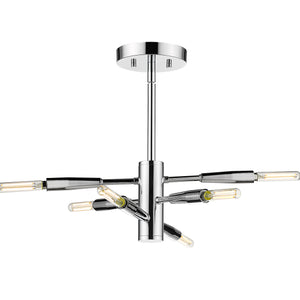 Ascension 6 Light Semi Flush Mount