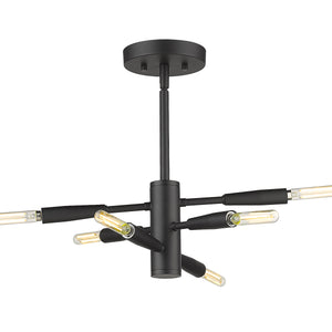 Ascension 6 Light Semi Flush Mount