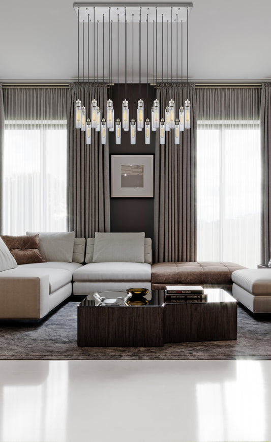 Beau 23 Light Linear Chandelier