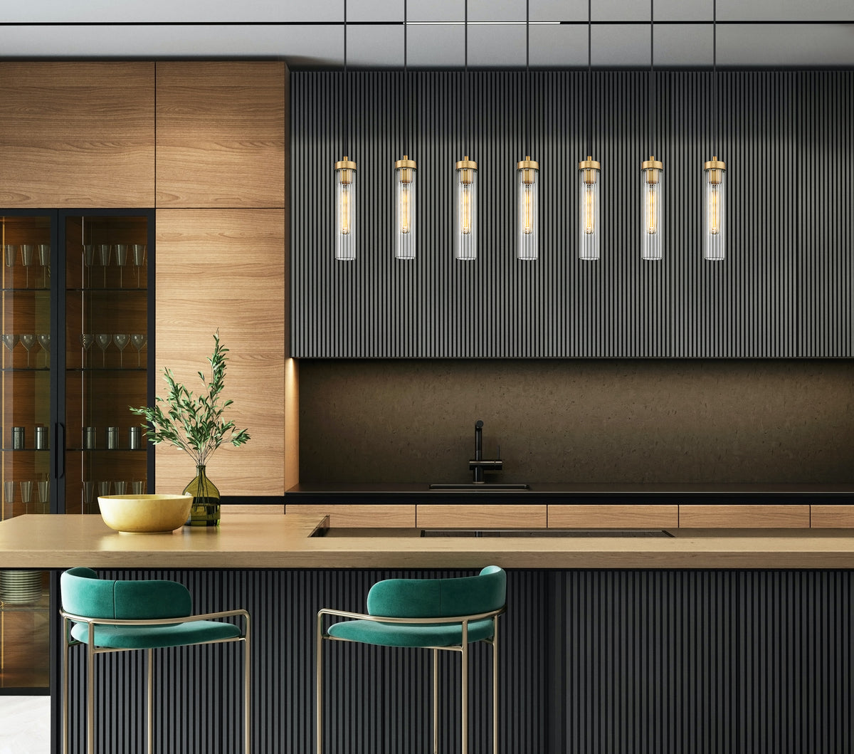 Beau 7 Light Linear Chandelier