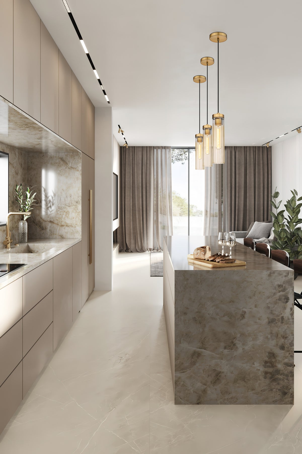 Beau 1 Light Pendant
