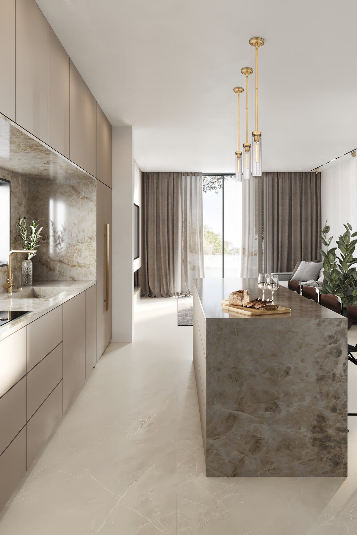 Beau 1 Light Pendant