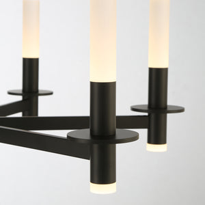Torna 6-Light 28" Integrated LED Pendant Chandelier