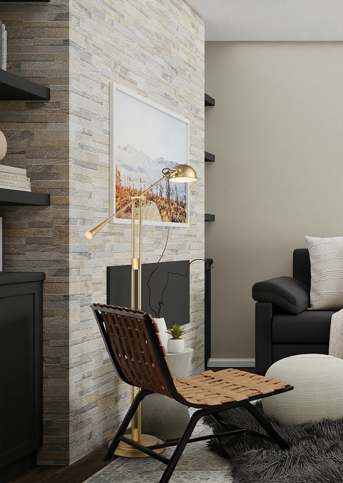 Grammercy Park 1 Light Floor Lamp