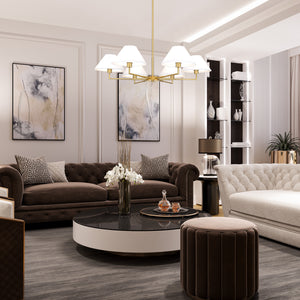 Leila 6 Light Chandelier