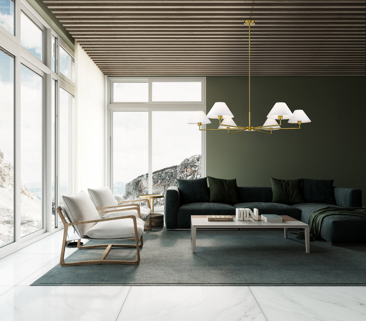 Leila 6 Light Chandelier