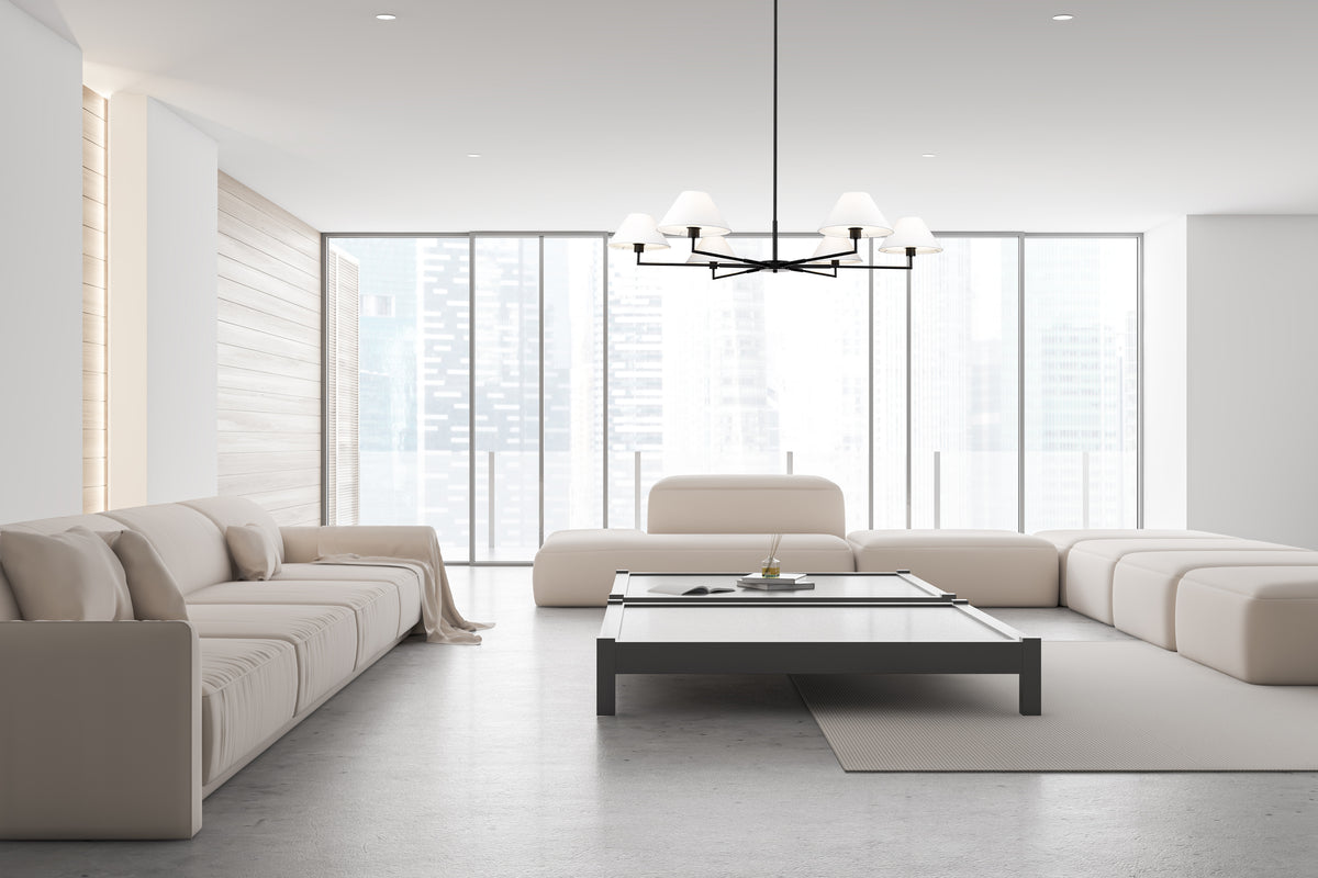 Leila 6 Light Chandelier