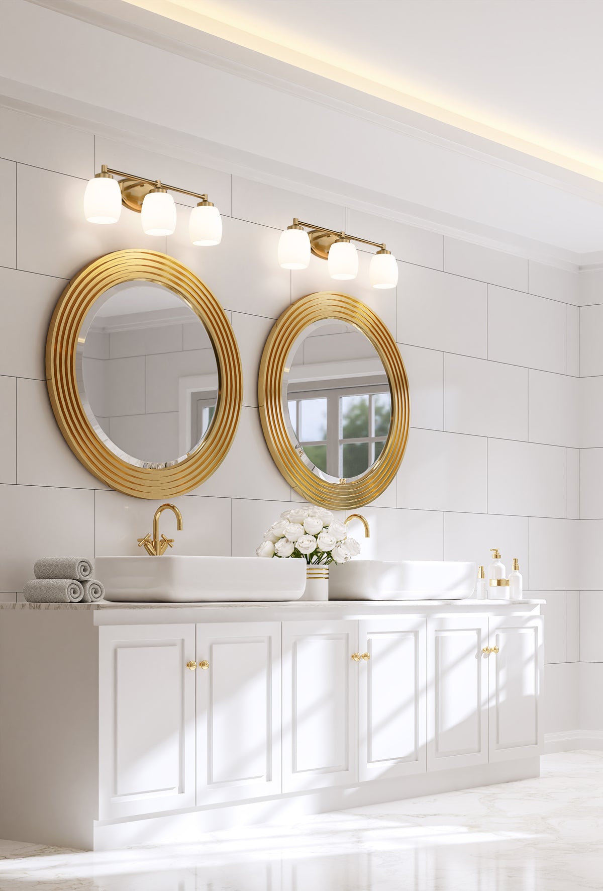 Kendrick 3 Light Vanity