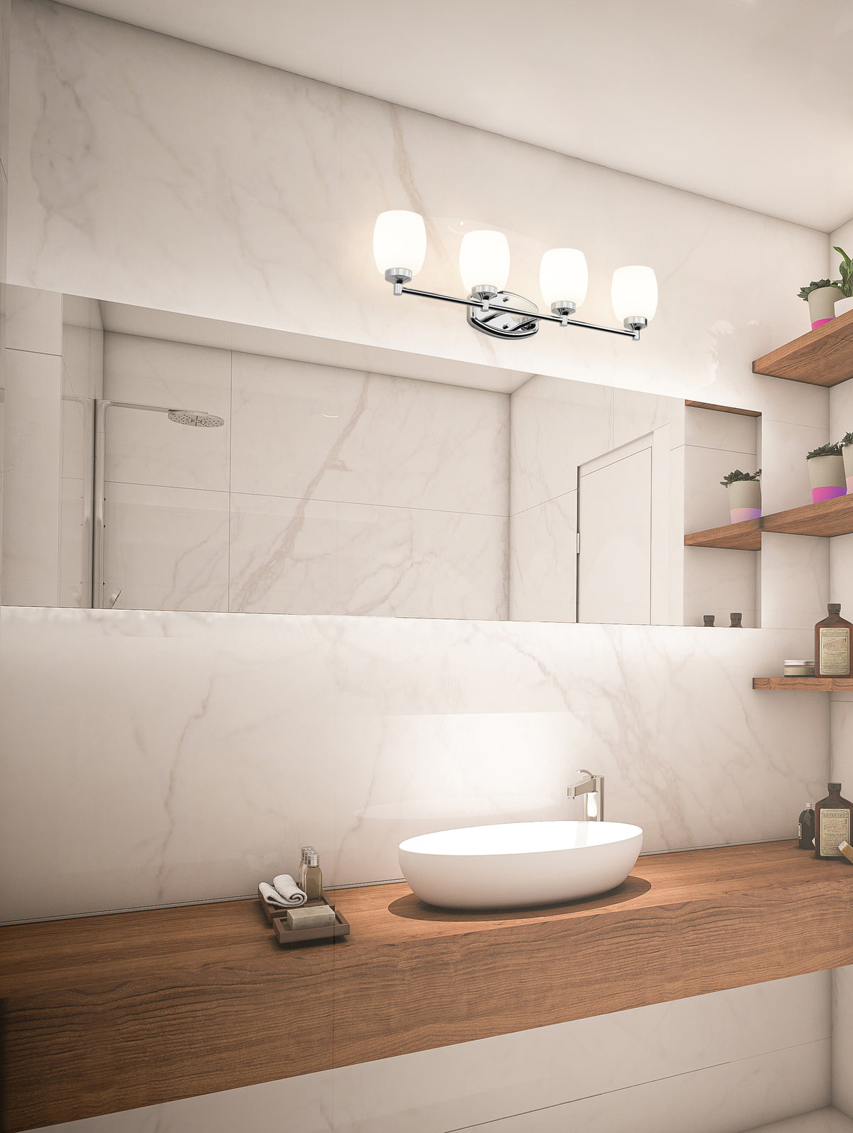 Kendrick 4 Light Vanity