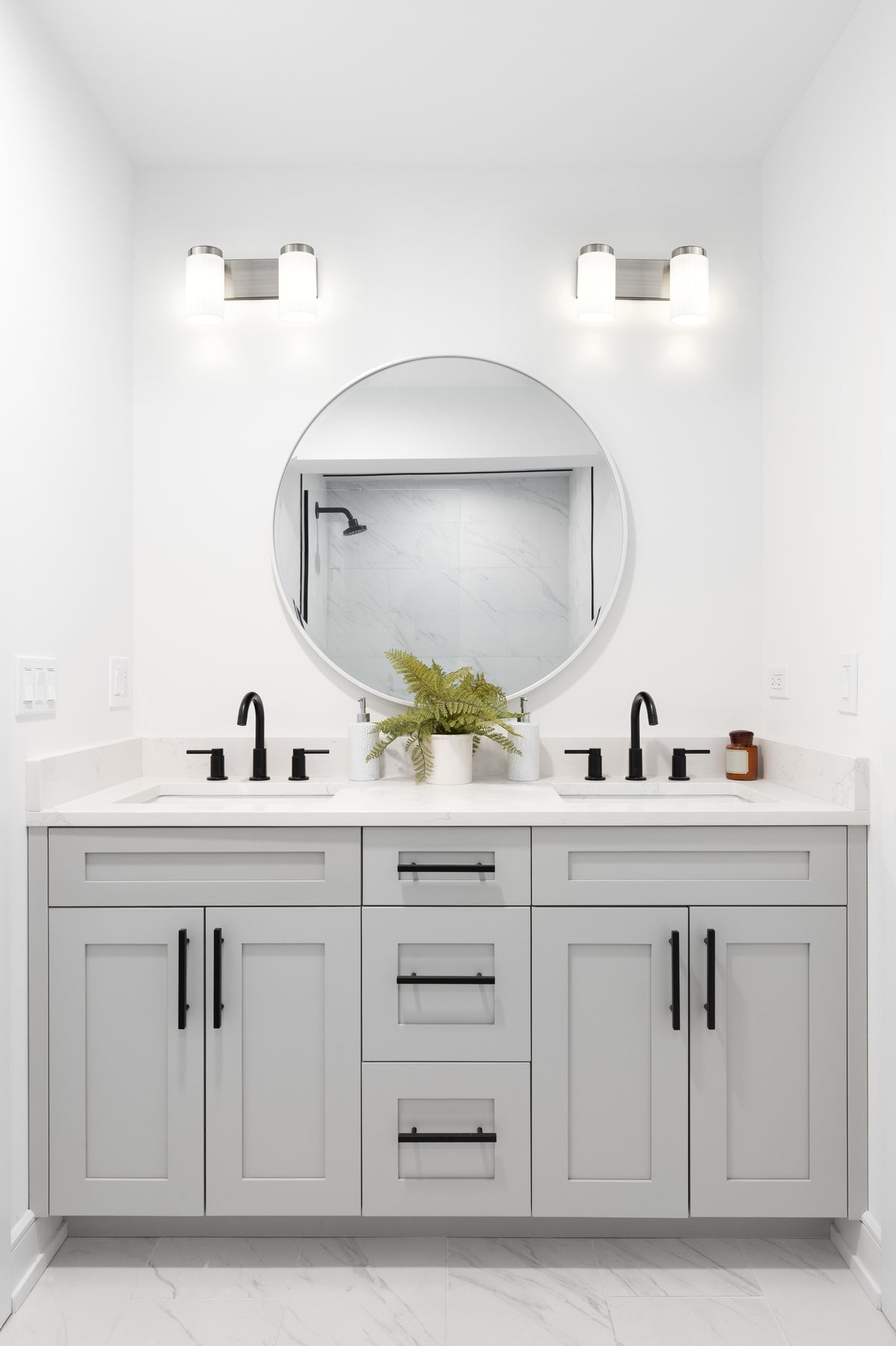 Burk 2 Light Vanity