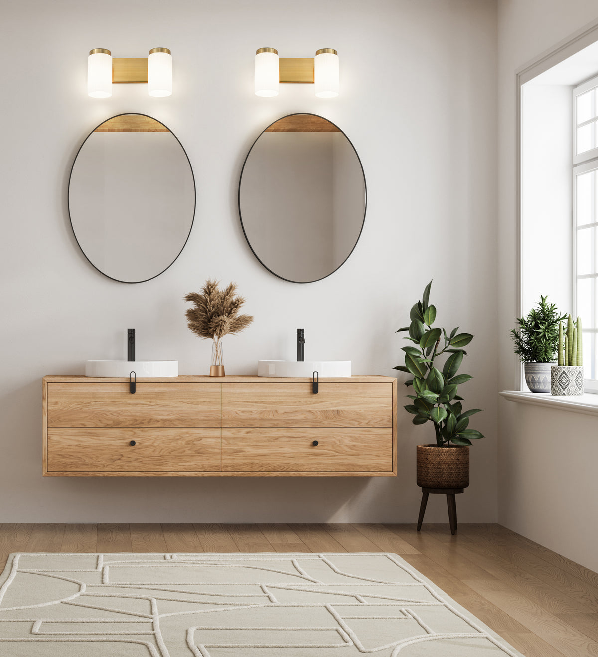 Burk 2 Light Vanity