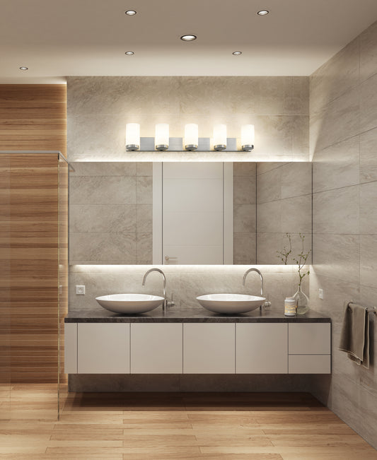 Burk 5 Light Vanity