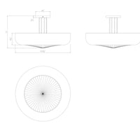 Macey 22" Integrated LED Semi-Flush Mount