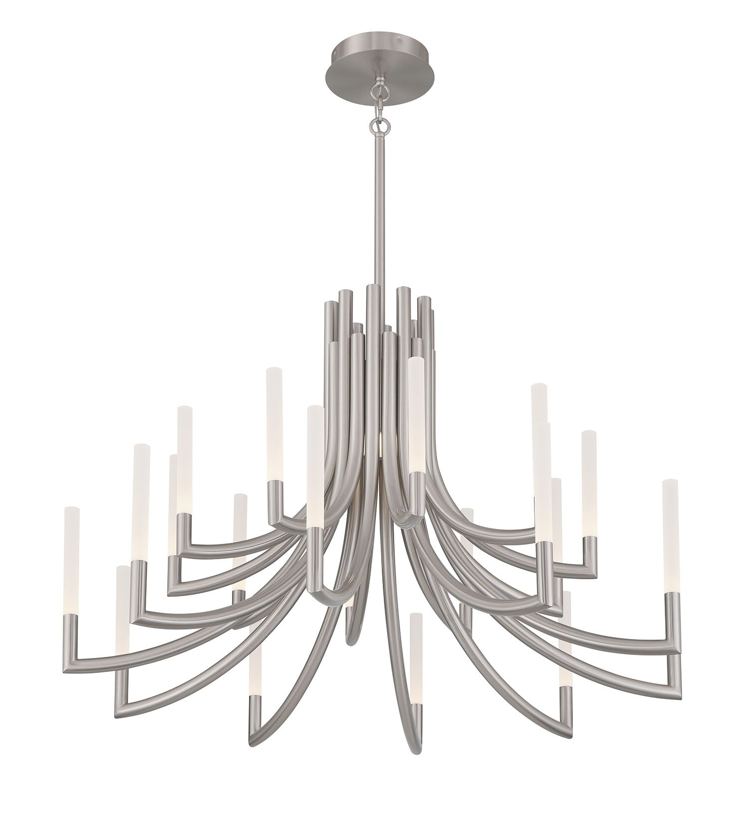 Olette 2-Tiers 20-Light 42" Integrated LED Grand Chandelier
