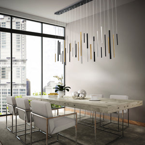 Santana 30-Light 72" Integrated LED Grand Chandelier