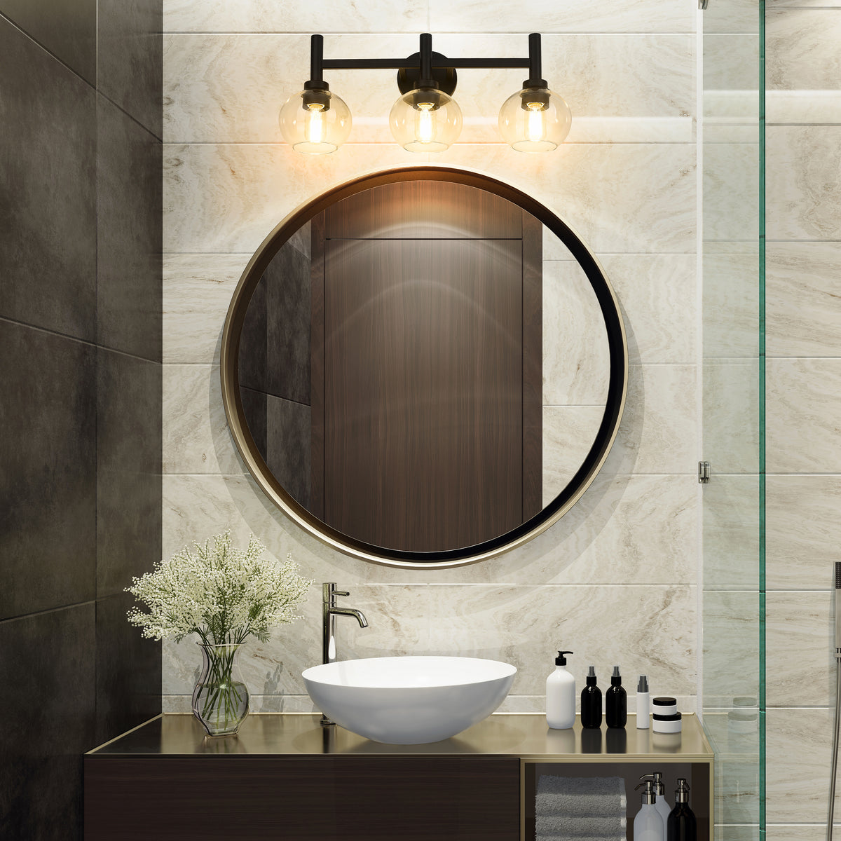 Sutton 3 Light Vanity