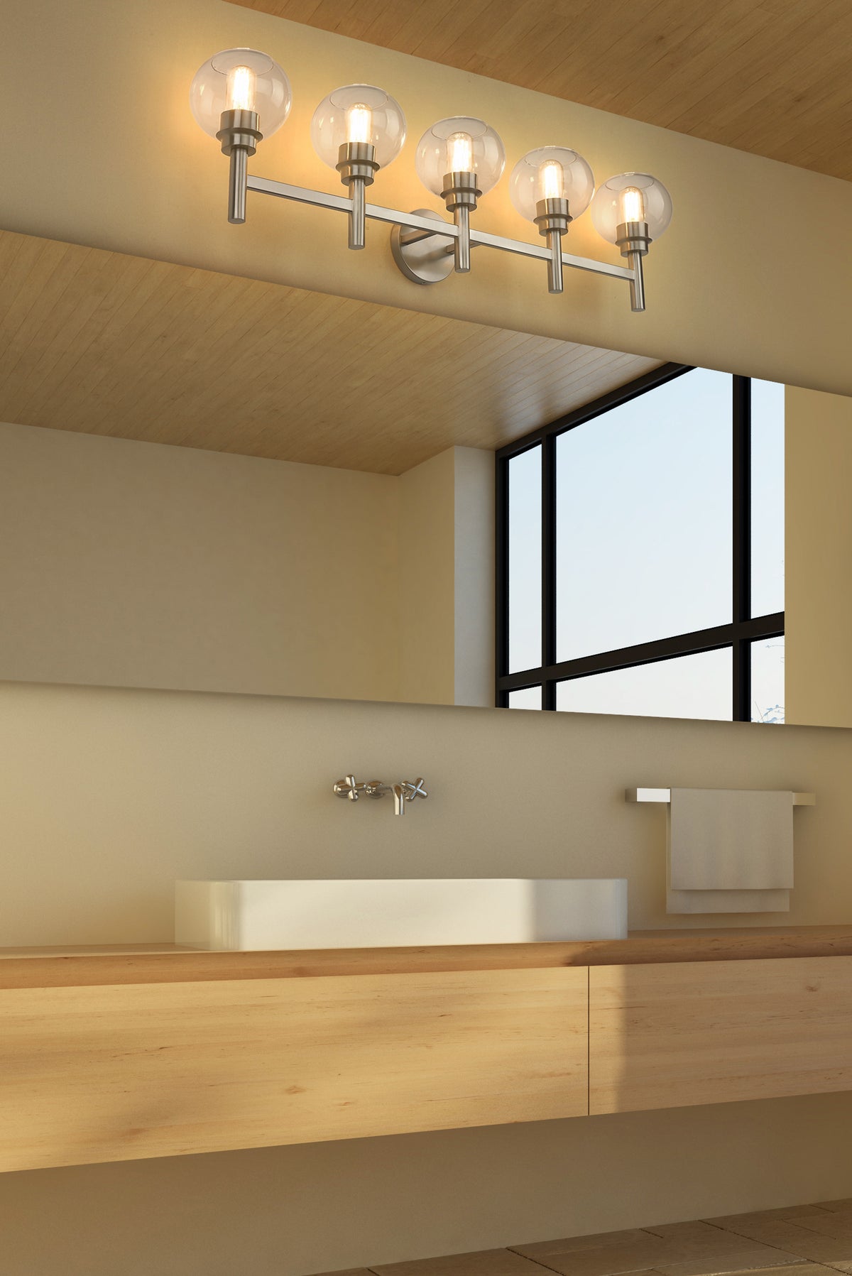 Sutton 5 Light Vanity
