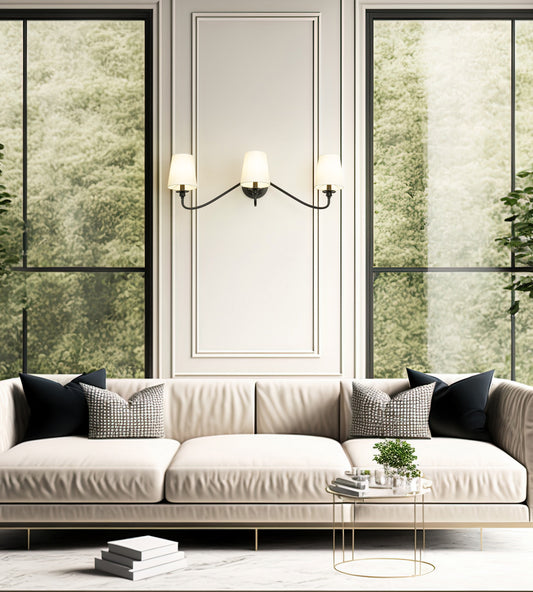 Gianna 3 Light Wall Sconce 3 x 60W - Candelabra