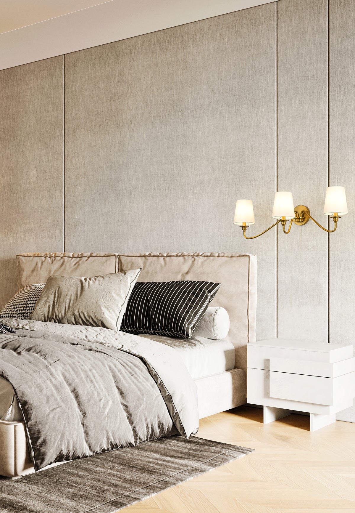 Gianna 3 Light Wall Sconce 3 x 60W - Candelabra