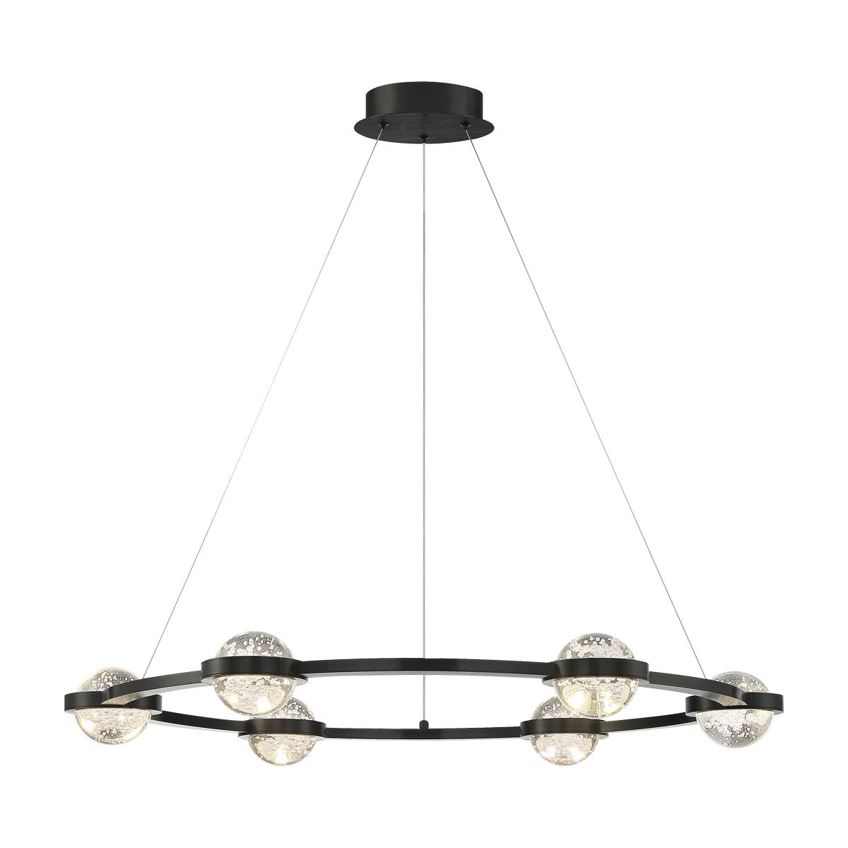 Circolo 6-Light 36" Integrated LED Chandelier