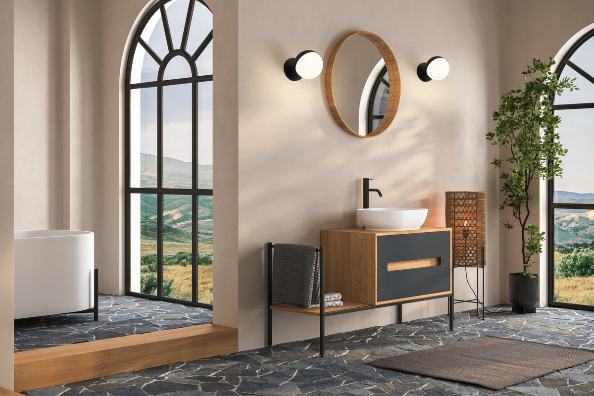 Realm Sphere 1 Light Wall Sconce