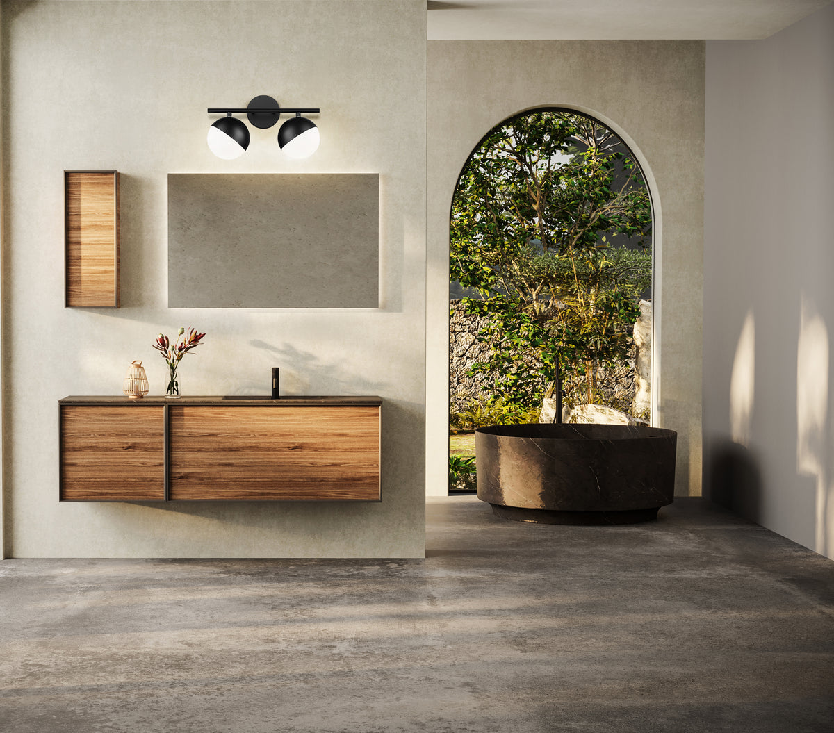 Realm Sphere 2 Light Vanity 2 x 60W - Medium