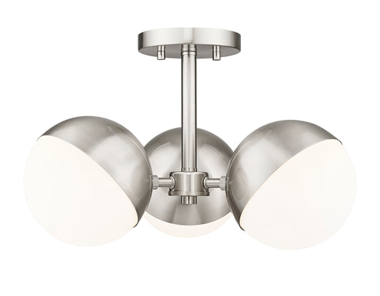 Realm Sphere 3 Light Semi Flush Mount 3 x 60W - Medium