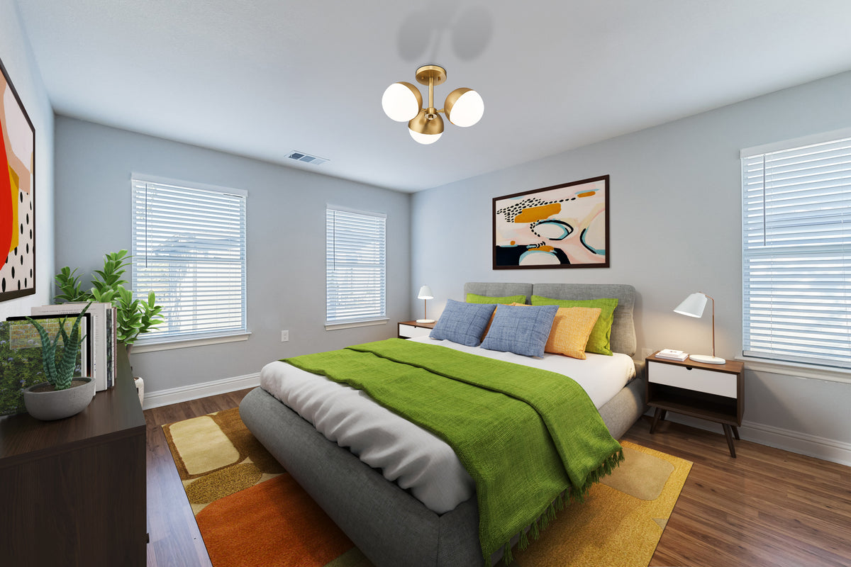 Realm Sphere 3 Light Semi Flush Mount