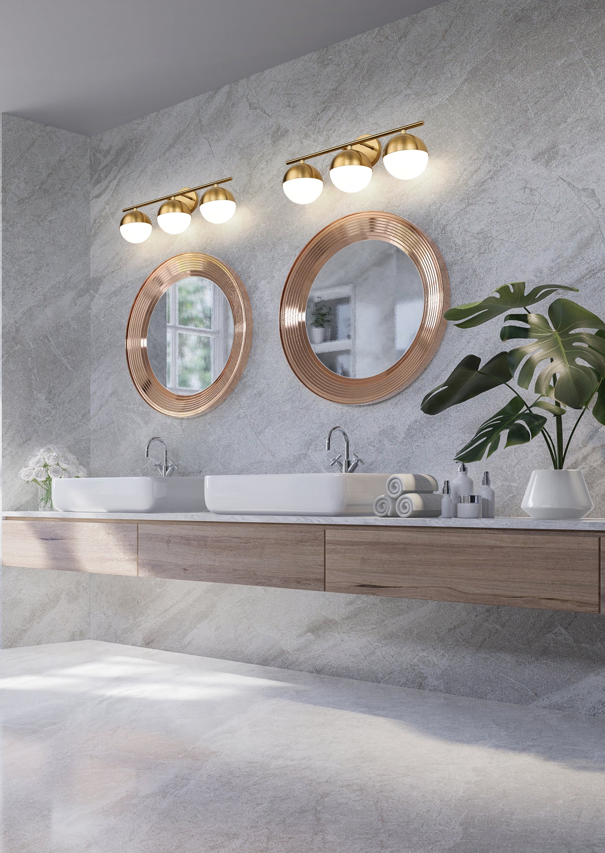 Realm Sphere 3 Light Vanity