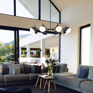 Realm Sphere 8 Light Chandelier