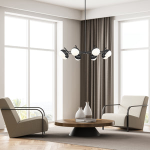 Realm Sphere 8 Light Chandelier