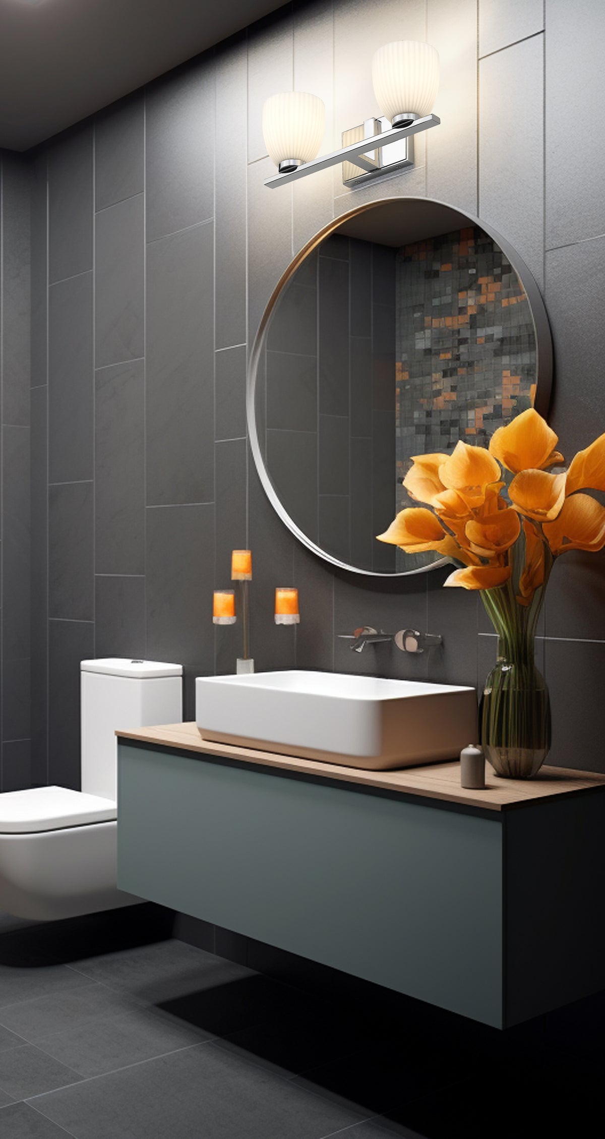 Naya 2 Light Vanity 3 x 100W - Medium