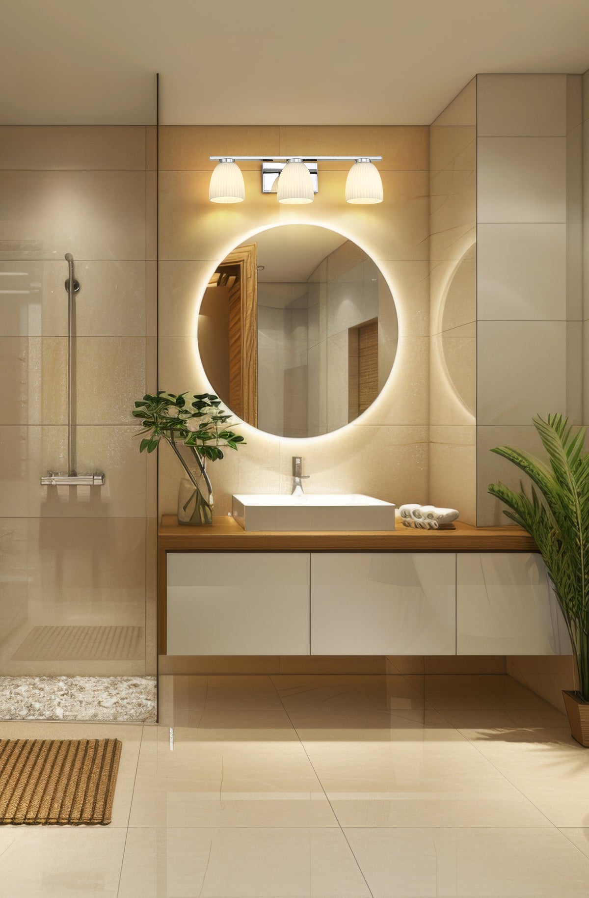 Naya 3 Light Vanity