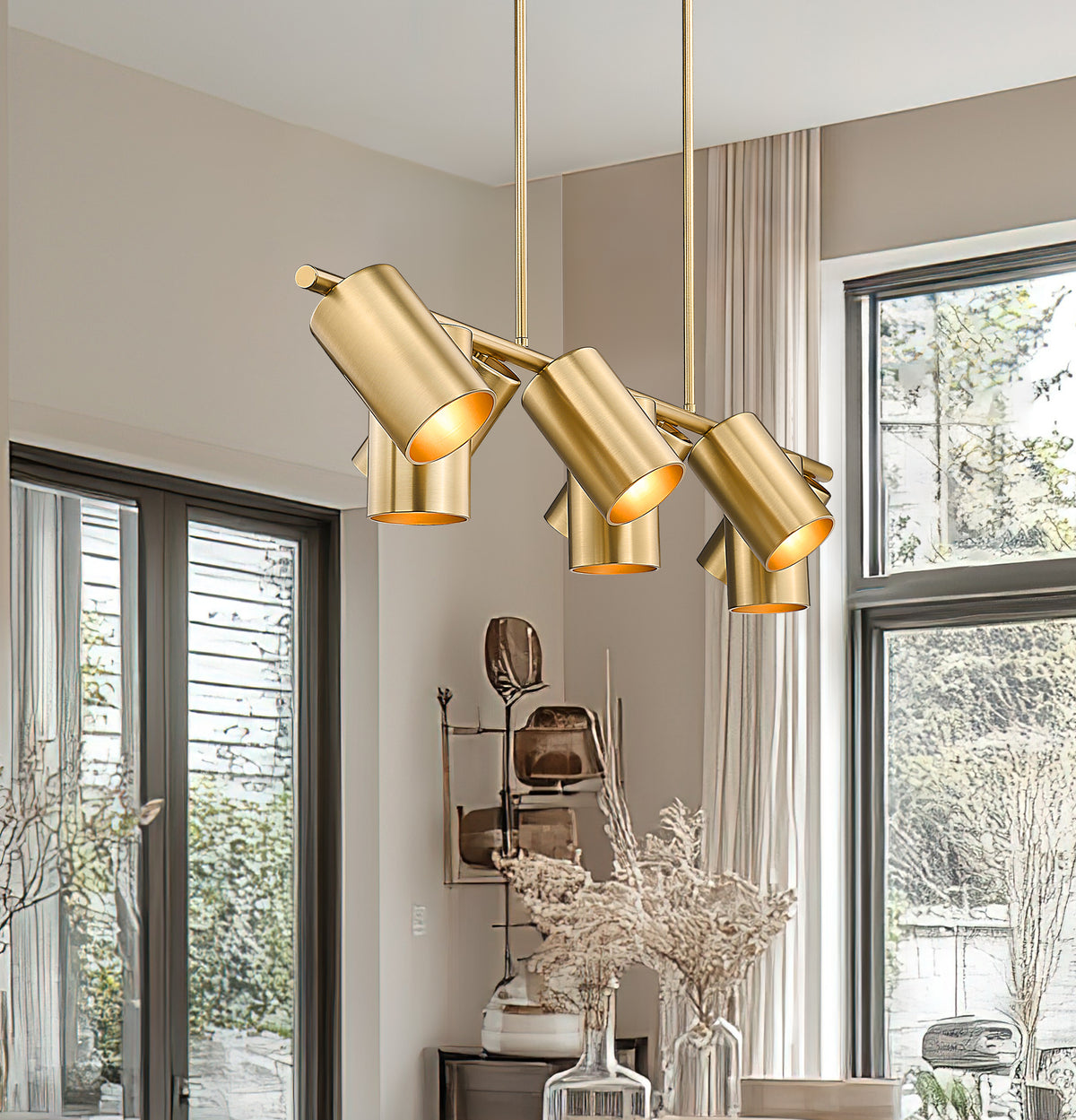 Lumina 9 Light Linear Chandelier