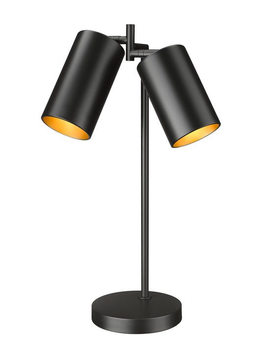 Lumina 2 Light Table Lamp 2 x 60W - Medium