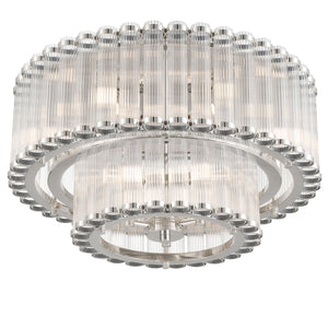 Glasbury 2-Tiers 9-Light 24" Flush Mount