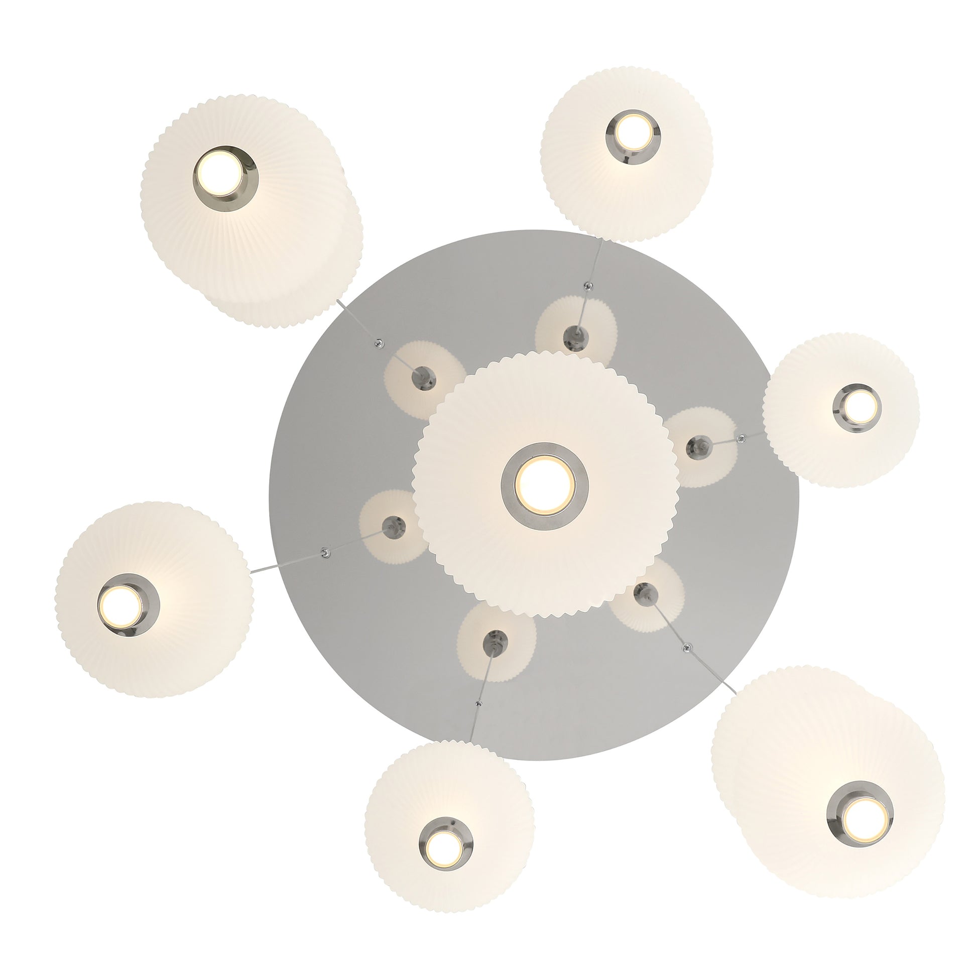 Palmas 7-Light 30" Integrated LED Multi Drop Chandelier
