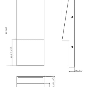 Nanton 14" Integrated LED Outdoor Wall Sconce