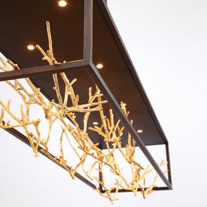 Aerie 8-Light 42" Integrated LED Linear Chandelier