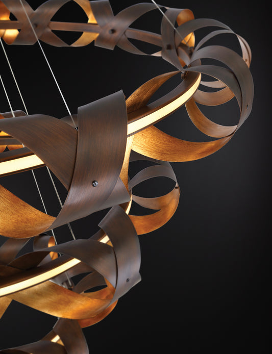 Banderia 3-Tiers 3-Light 44" Integrated LED Grand Chandelier